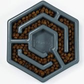 AIKIOU Hexa Retarder Bowl - grijs - voor hond
