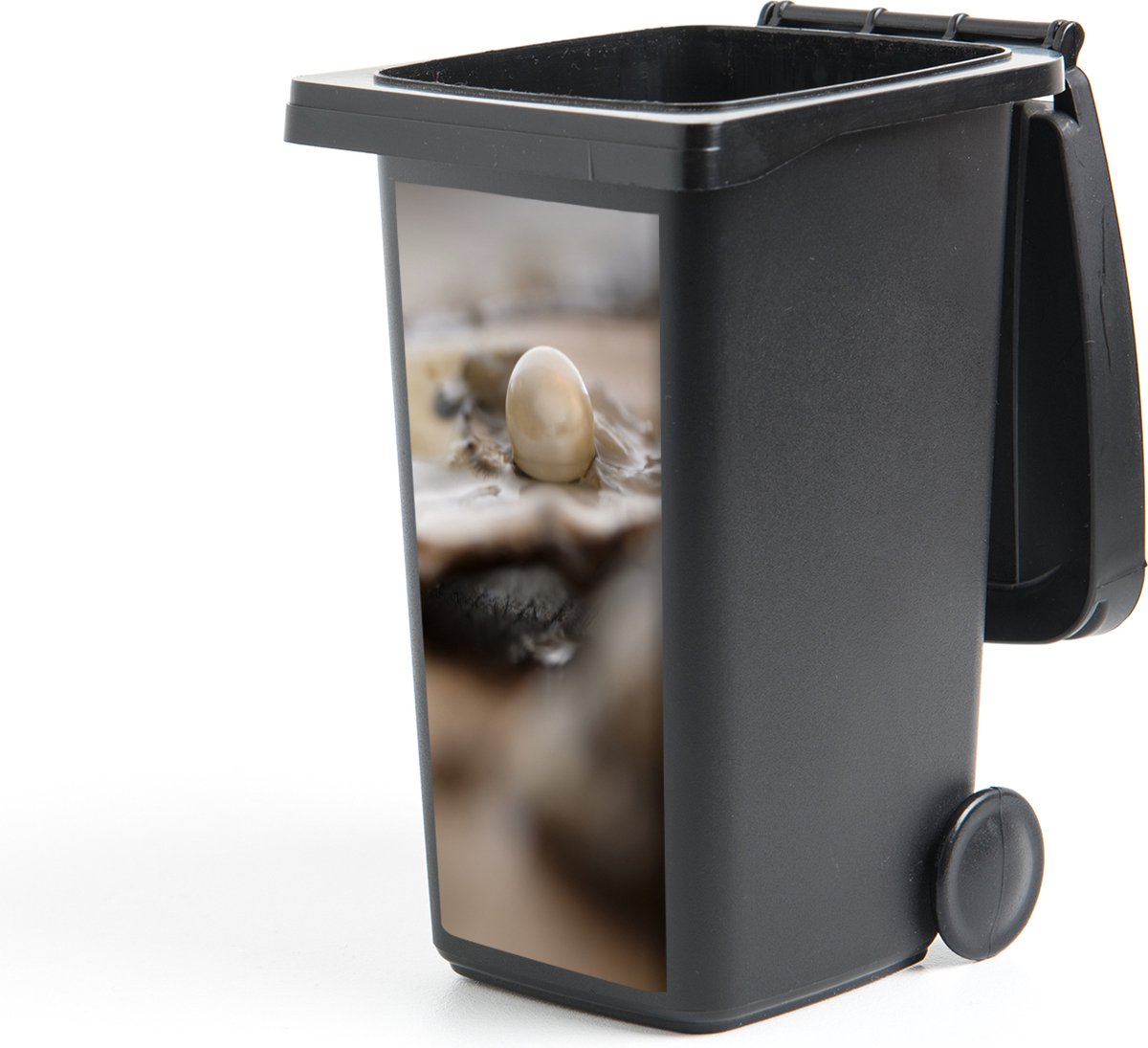 Afbeelding van product StickerSnake  Container sticker Parel - Schelp - Oester - 38x80 cm - Kliko sticker