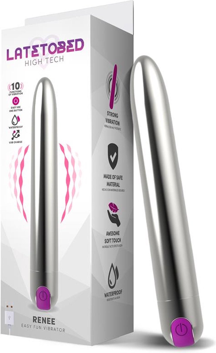 Renee Vibe 10 Vibrating Functions USB Silver