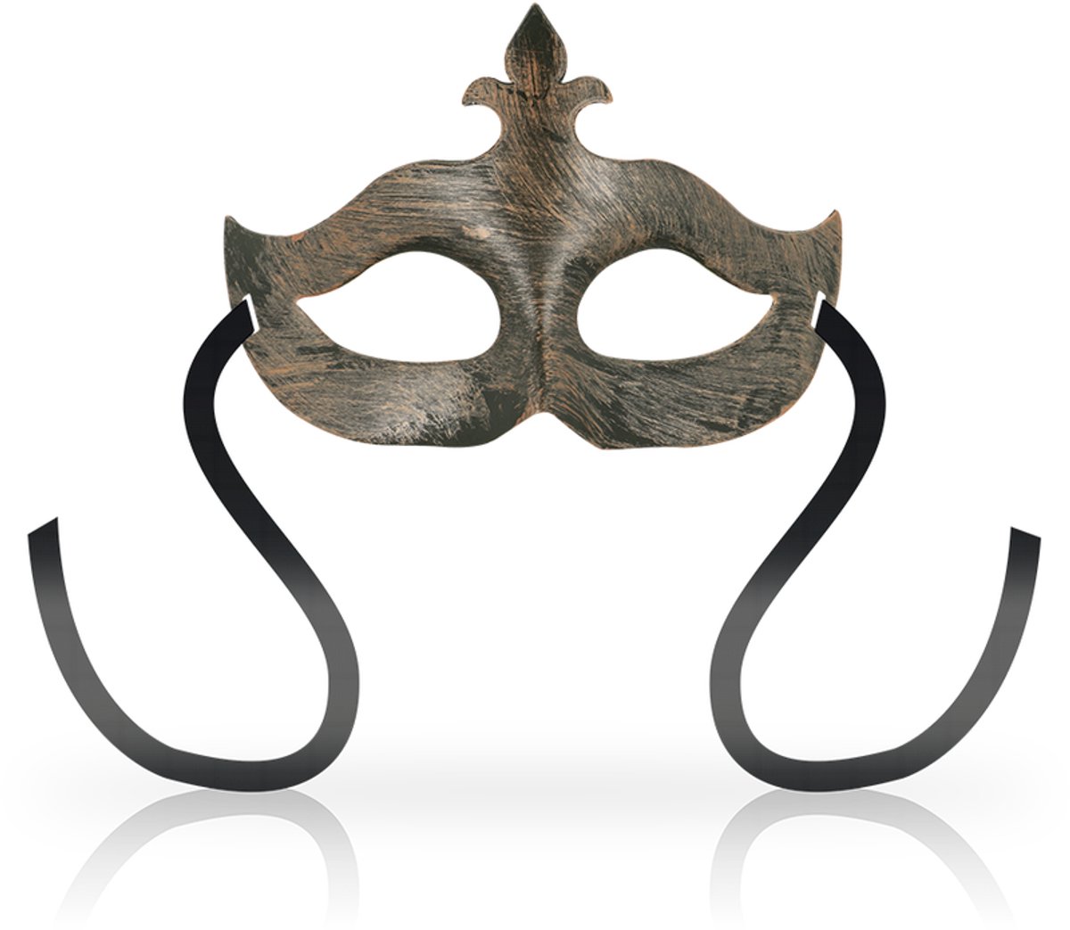 OHMAMA MASKS | Ohmama Masks Fleur De Lis Eyemask - Copper | Masker | Carnaval | Fetish