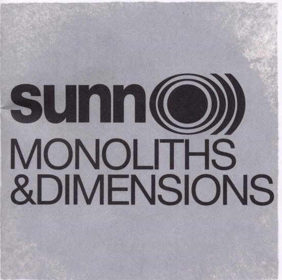 Sunn O))) - Monoliths & Dimensions (CD)
