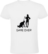 Game Over Couple | Heren T-shirt | Wit | Fantasy | Fetish | Foreplay | Kinky | Roleplay