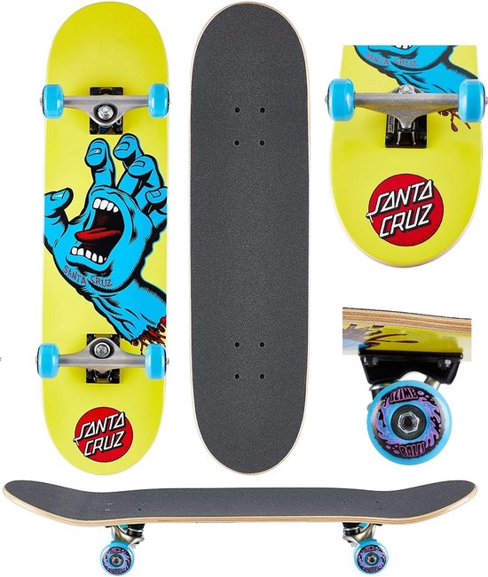 Skateboard Complet Santa Cruz Screaming Hand 7,75" - Multicolore - Neuf D'origine