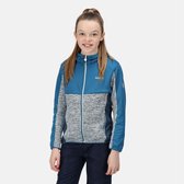 De Regatta Dissolver IV fleece - outdoortrui - kinderen - hele rits - met capuchon - Blauw