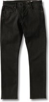 Volcom 2 X Vorta Tapered Denim Broek - Black Out