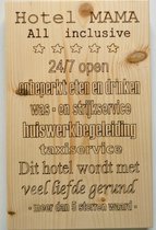 tekstbord hotel mama 19/30 cm