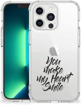 Telefoon Hoesje Geschikt voor iPhone13 Pro Max Telefoonhoesje met transparante rand Heart Smile