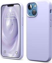 iPhone 13 Mini hoesje - iPhone 13 Mini hoesje Siliconen Lila - iPhone 13 Mini case - hoesje iPhone 13 Mini - iPhone 13 Mini Silicone case - hoesje - Nano Liquid Silicone Backcover