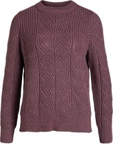 Object Trui Objnova Stella L/s Knit Pullover No 23030186 Grape Shake/melange Dames Maat - XL