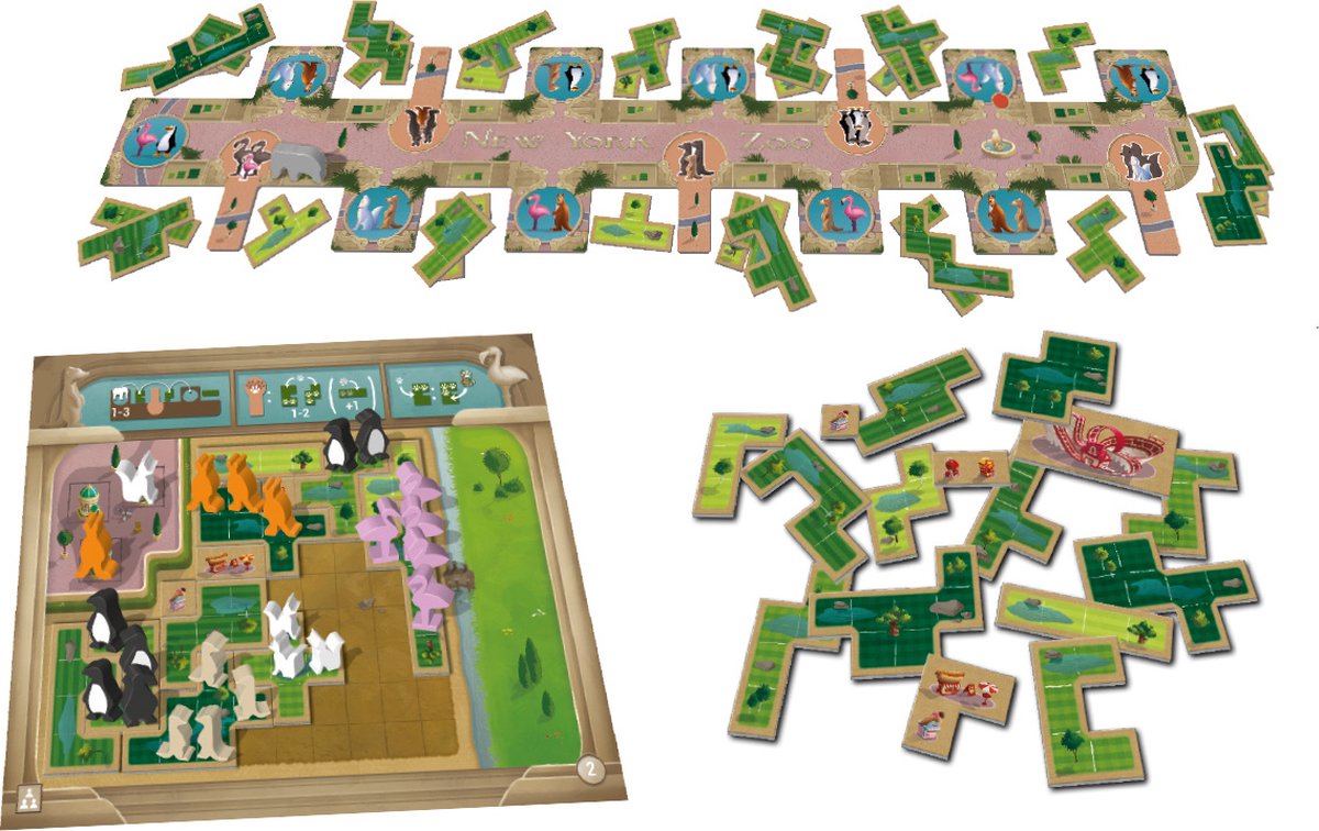 White Goblin Games Puzzelspel New York Zoo (nl) | Games | bol.com