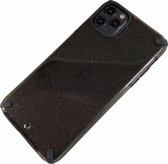 Apple iPhone 7 / 8 / SE - Silicone transparant hard hoesje Tess zwart - Geschikt voor