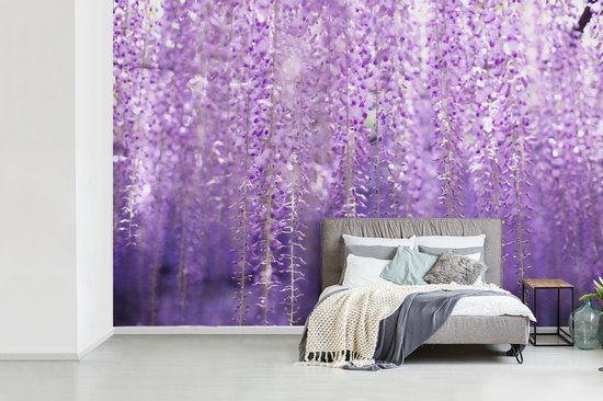 Papier fotobehang glycine fanée