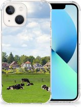 Shockproof Case iPhone 13 Telefoon Hoesje met doorzichtige rand Hollandse Koeien