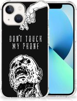 Anti Shock hybrid Case Geschikt voor iPhone13 GSM Hoesje met doorzichtige rand Zombie