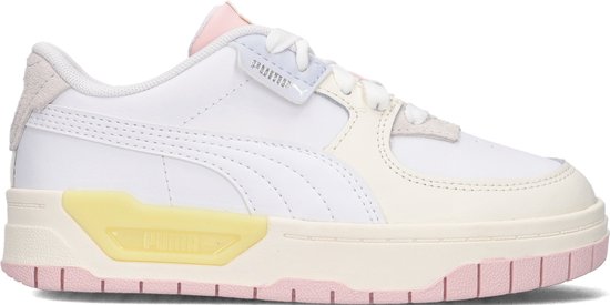 Puma Cali Dream Ps Lage sneakers - Leren Sneaker - Meisjes - Wit - Maat 28  | bol.com