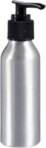 Berilo Zeepdispenser 100 Ml Aluminium Zilver/zwart