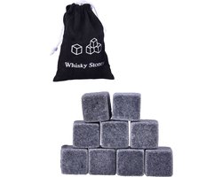 Whiskey Stones Herbruikbare IJsblokjes - Whisky Stenen Herbruikbaar - 9 Stuks