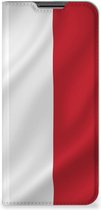 Smartphone Hoesje OPPO A54 5G | A74 5G | A93 5G Leuk Bookcase Italiaanse Vlag