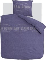 Cotton Rich Collection - Dekbedovertrek - Raw Denim - 140x200/220 - 1 Kussensloop van 60x70 cm - Blauw