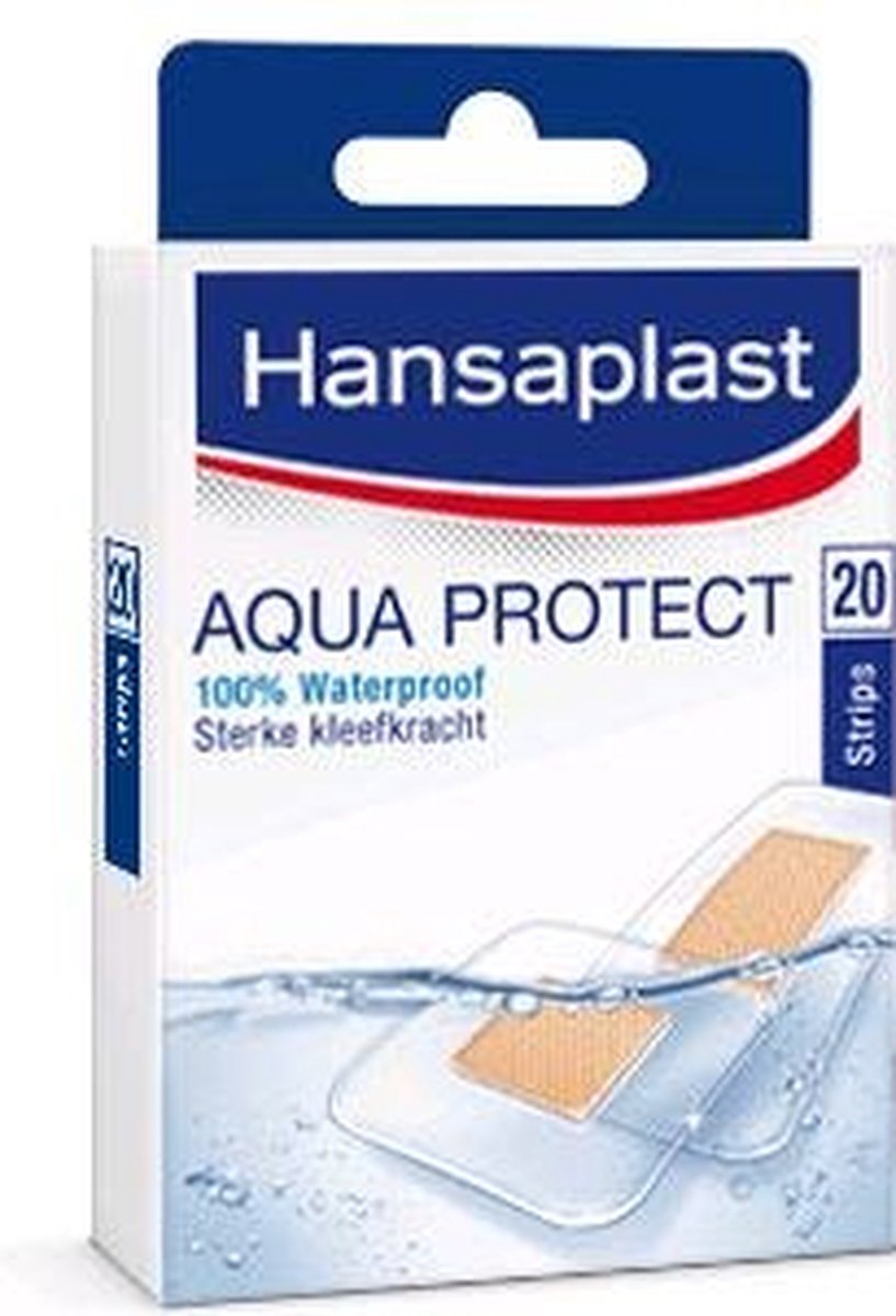 Trolley Rode datum magie Hansaplast Aqua Protect Pleisters Waterdicht - 20 stuk | bol.com