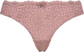 Hunkemöller Dames Lingerie String Rose - Paars - maat XL