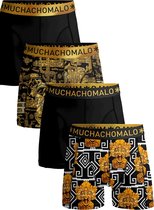 Muchachomalo-4-pack onderbroeken voor mannen-Elastisch Katoen-Boxershorts - Maat M