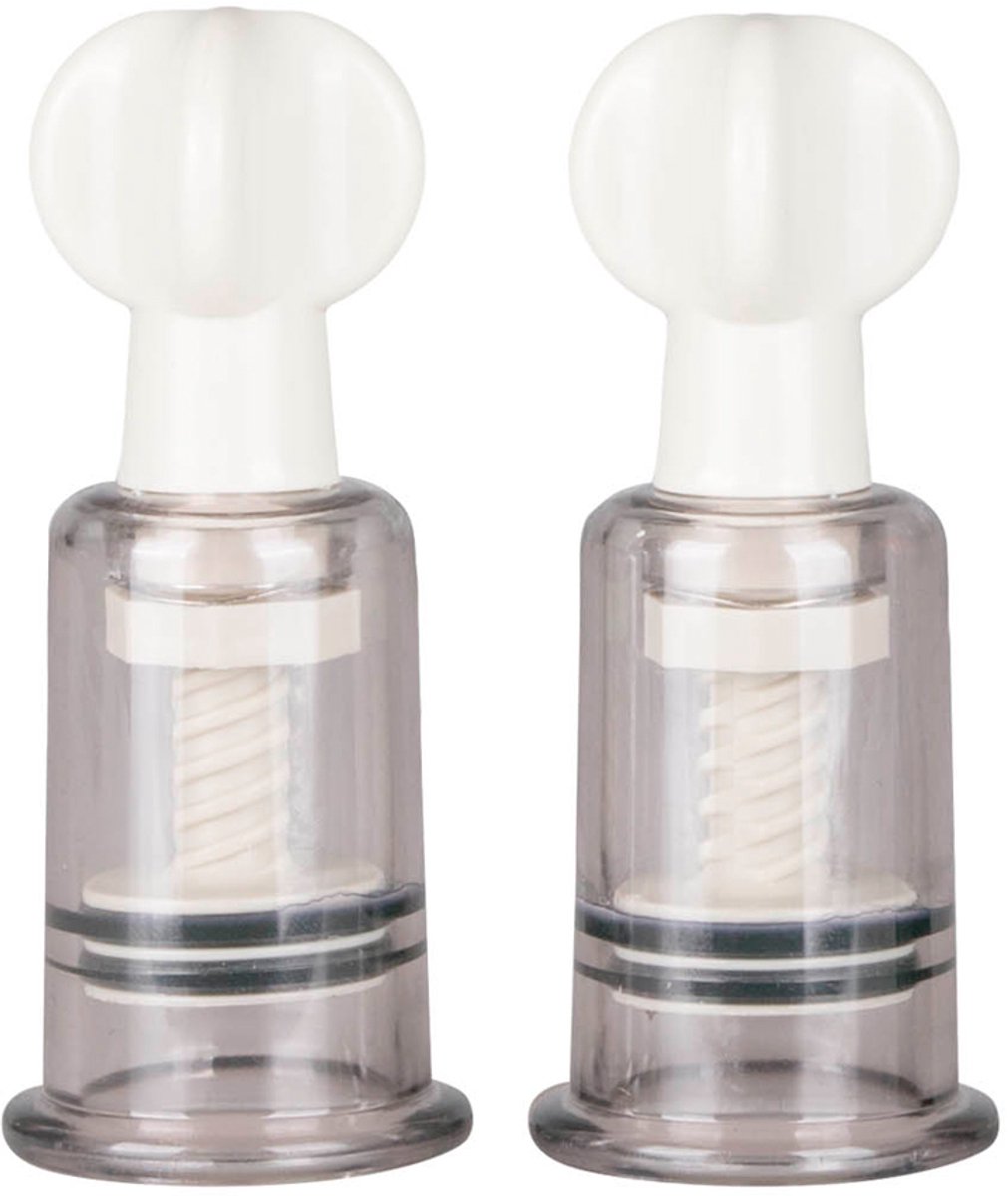 Goedkoopste EasyToys - Tepelzuigers Klein - Tepelzuigers Set - Voor Mannen en Vrouwen - BDSM - Sex Toys voor Vrouwen - Seksspeeltjes - Clitoris Stimulator - 2 stuks - Transparant