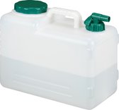 Relaxdays jerrycan met kraan - water jerrycan voor camping - watertank voor drinkwater - 15 Liter