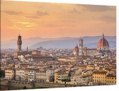 Skyline van Florence in Toscane, Italië - Foto op Canvas - 90 x 60 cm