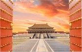 Keizerlijk Paleis Gugong van de Verboden Stad in Beijing - Foto op Forex - 60 x 40 cm