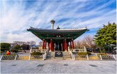 Koreaans paviljoen in Yongdusan Park in Busan - Foto op Forex - 45 x 30 cm