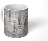 Mok - Synchroon Zwemmers sepia fotoprint - 350 ML - Beker