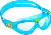 Aquasphere Seal Kid 2 - Zwembril - Kinderen - Clear Lens - Turquoise/Lime