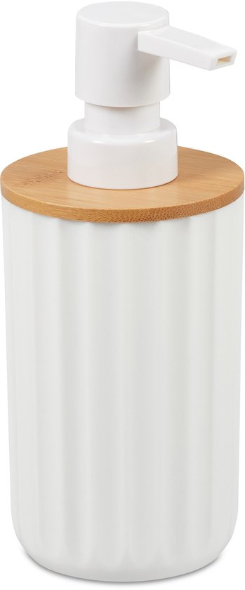 zeeppompje rond - 340 ml - handmatig - vrijstaand - badkamer - keuken - wc
