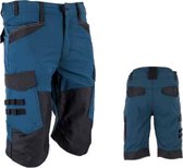 LMA Pantalon de travail court Univers ripstop - Protection UV (6092) - Bleu maïs | Grijs - 52