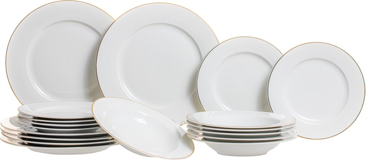 Serviesset Superwhite 18-delig