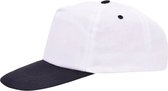 Niltons Pet Promo 5-panel 58 Cm Katoen Wit/zwart