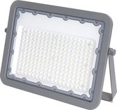 LED Bouwlamp - Aigi Zuino - 150 Watt - Helder/Koud Wit 6500K - Waterdicht IP65 - Kantelbaar - Mat Grijs - Aluminium - BSE