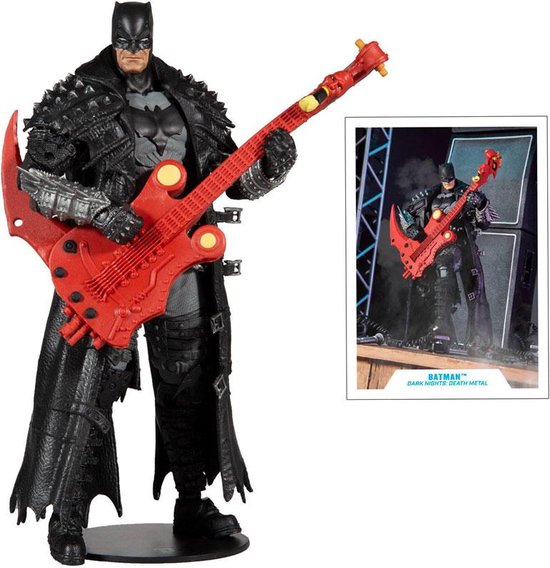 dc build-a 7in figures wv4 - death metal - batman 2