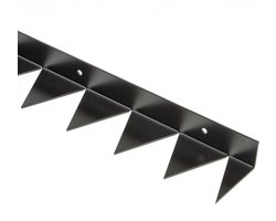 Anti-klimstrip - Zwart - Staal - Secu - SecuMax anti klimstrip zwart 1000x60mm 90graden