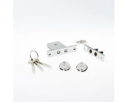 DX veiligheids bijzet penslot - SKG* - doornmaat 45 mm - DSKG 6003B - gelijksluitend (3 stuks)