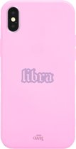 xoxo Wildhearts case voor iPhone XS Max - Libra (Weegschaal) Pink - iPhone Zodiac Case