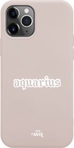 xoxo Wildhearts case voor iPhone 11 Pro Max - Aquarius (Waterman) Beige - iPhone Zodiac Case