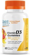 Doctors Best Vitamine D3 Gummies Tropical Mango 60 Gummies