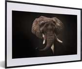 Fotolijst incl. Poster - Oude meesters - Olifant - Pak - 60x40 cm - Posterlijst