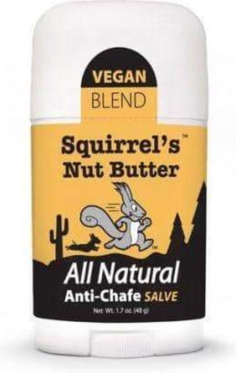 Squirrel's Nut Butter Vegan Anti-Chafe Salve Stick (1.7 ounce / 48 gram)
