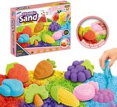 Dynamic Sand - Speelzand - Kinetisch Zand 3+ Jaar - Fruitjes en Groentjes - 500 GRAM