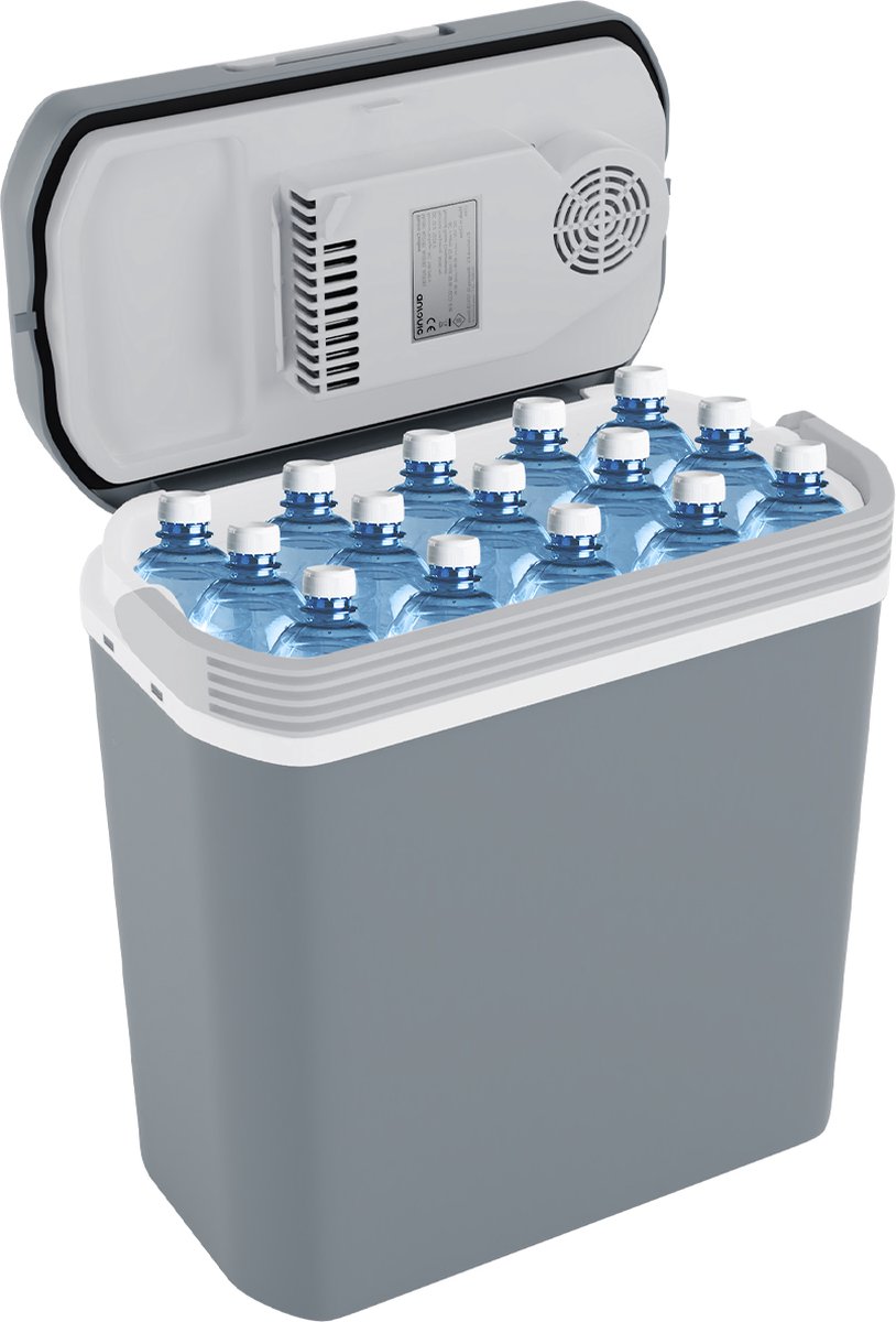 Auronic Elektrische Koelbox - Coolbox - 20L - 12V en 240V - Grijs