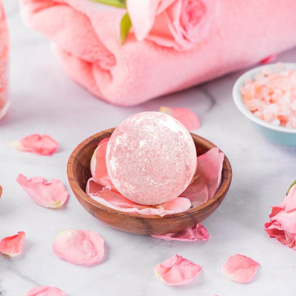 Coffret Cadeau Bien-être Pour Femme Cootly - Lot Rose Avec Bougie, Savon, Chaussettes, Gobelet - Idéal Anniversaire, Fête Des Mères, Saint-Valentin