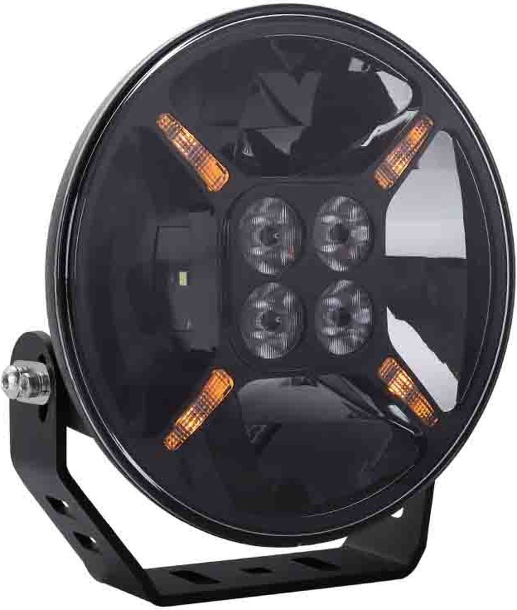 The Graveler LED Verstraler 9 inch met dagrijverlichting wit ./ Amber 12.000 lumen R112 R7 R10 gekeurd